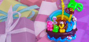 1st birthday party entertainment balloon animals