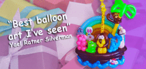 1st birthday party entertainment balloon animals