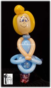 Princess Balloon Candy Cup for kids birthday parties as giveaways